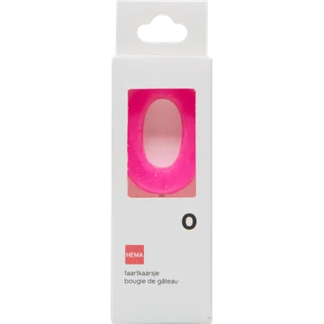 HEMA Taartkaarsjes Cijfer 0