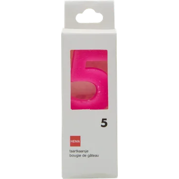 HEMA Taartkaarsjes Cijfer 5