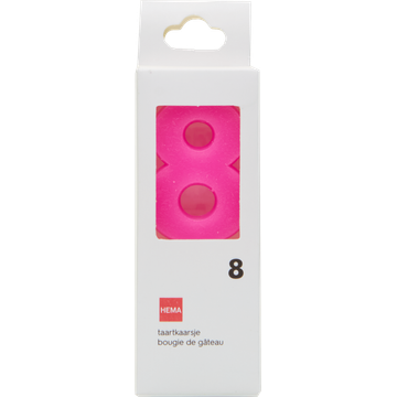 HEMA Taartkaarsjes Cijfer 8