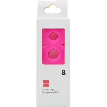 HEMA Taartkaarsjes Cijfer 8