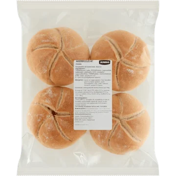 Jumbo - Diepvries Kaiserbroodjes Wit - 4 Stuks