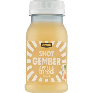 Jumbo Shot Gember, Appel & Citroen 125ML