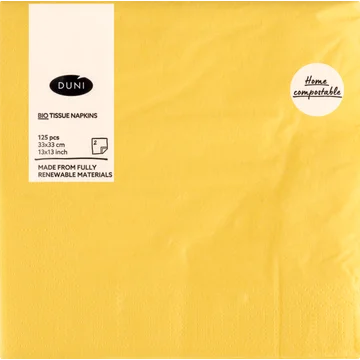 Duni Bio Tissue Napkins 2-Laags 125 Stuks