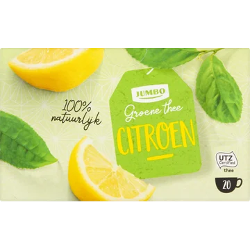 Jumbo Groene Thee Citroen 20 Stuks