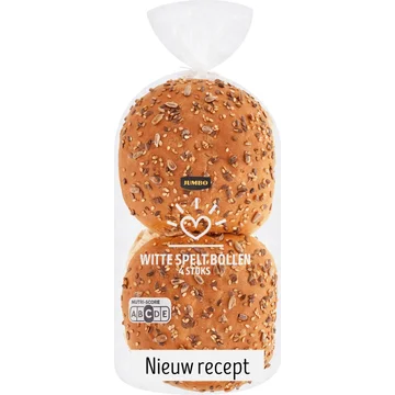 Jumbo - Witte Spelt Bollen - 4 Stuks