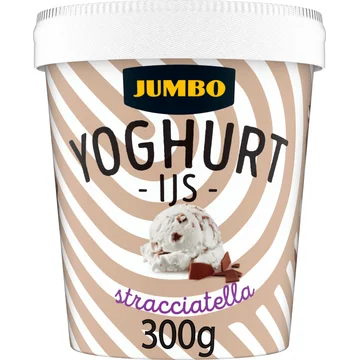 Jumbo Yoghurtijs Stracciatella 500 ml