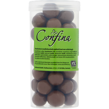 Confina Hazelnoten in Melkchocolade 200 g