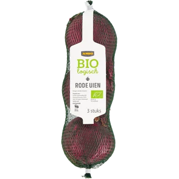 Jumbo Biologisch Rode Uien 3 Stuks