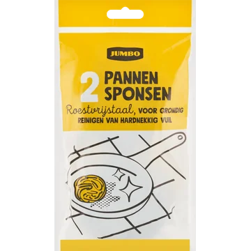 Jumbo Pannen Sponsen 2 Stuks