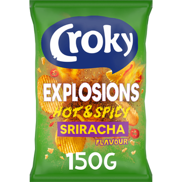 Croky Chips Explosions Hot & Spicy Sriracha 150g