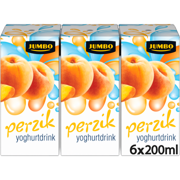 Jumbo Tintelfris Appel-Perzik Smaak 6 x 200ML