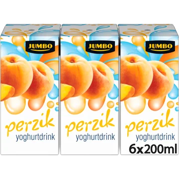 Jumbo Tintelfris Appel-Perzik Smaak 6 x 200ML