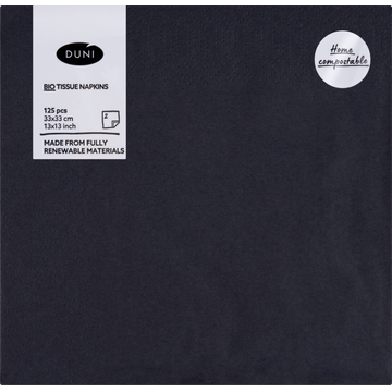 Duni Bio Tissue Napkins 2-Laags 125 Stuks