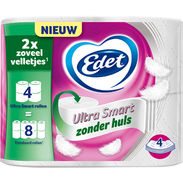 Edet Ultra Smart Toiletpapier 4 Rollen