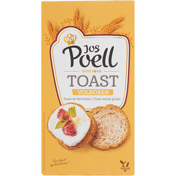 Jos Poell Toast Volkoren 90 g