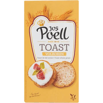 Jos Poell Toast Volkoren 90 g