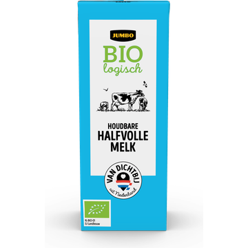 Jumbo Biologisch Houdbare Halfvolle Melk  3 x 200 ml