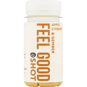 Fruity Juice Feel Good Shot Appel, Citroen & Gember (20%) 100ML