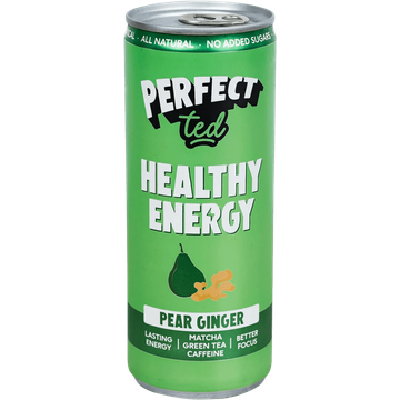 PerfectTed Matcha Energy Pear Ginger 250ML