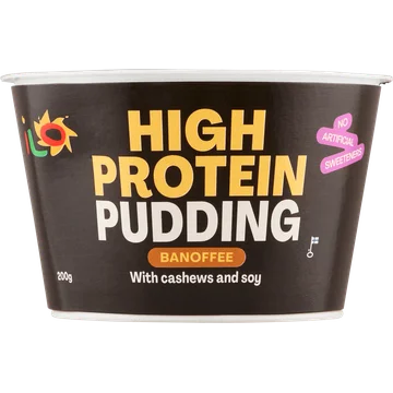 Ilo eiwitrijke pudding banaan-toffee