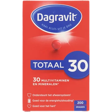 Dagravit Totaal 30 Multivitaminen dragees, 200 stuks