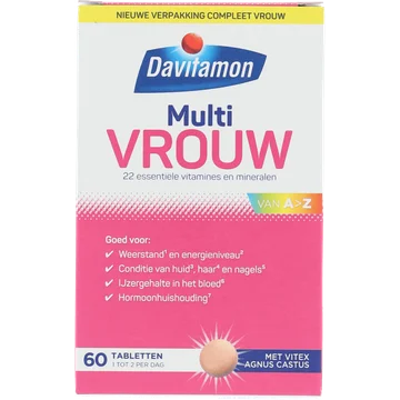 Davitamon Multivitamines voor Vrouwen 60 Tabletten