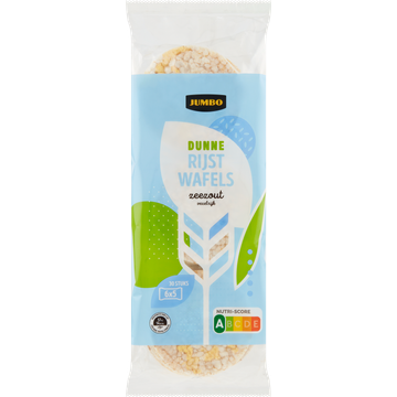 Jumbo Dunne Rijstwafels Zeezout Vezelrijk 6 Stuks