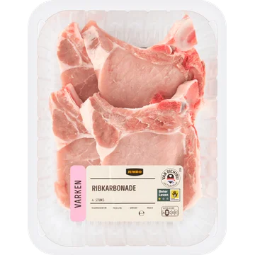 Jumbo Ribkarbonade Varken 4 Stuks