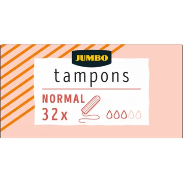 Jumbo Tampons Normal 32 Stuks