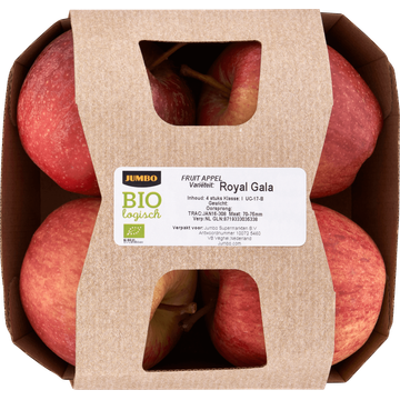 Jumbo Biologisch Appel Royal Gala 4 Stuks