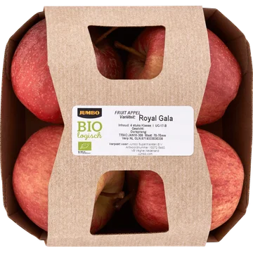Jumbo Biologisch Appel Royal Gala 4 Stuks