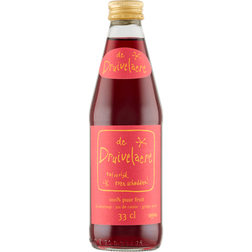 De Druivelaere Druivensap 33 cl