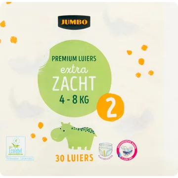 Jumbo Premium Luiers Maat 2 4-8 kg 30 Stuks