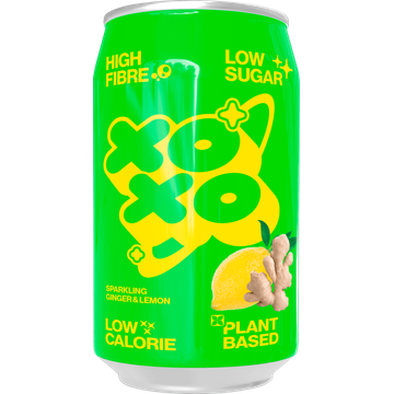XOXO Ginger & Lemon Sparkling Soda 330ML