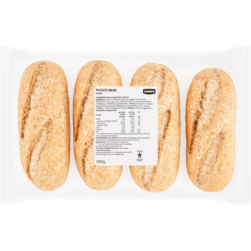 Jumbo - Pistolets Bruin - 4 Stuks