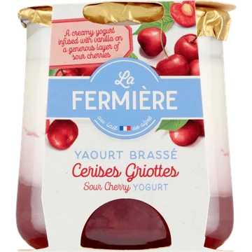 La Fermière Kersen Yoghurt 160 g