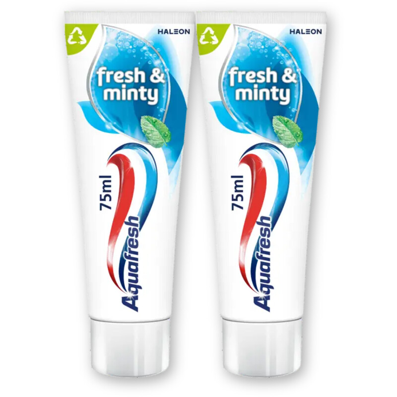 Aquafresh Fresh & minty bescherming tandpasta 2pck