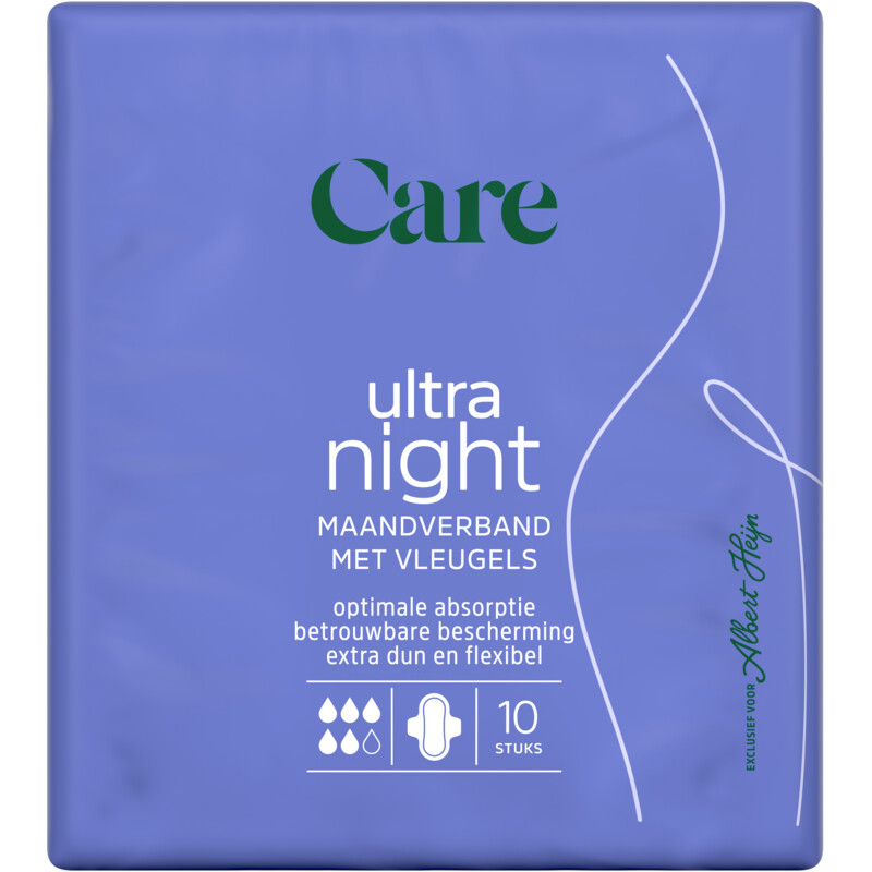 Care Maandverband ultra night met vleugels