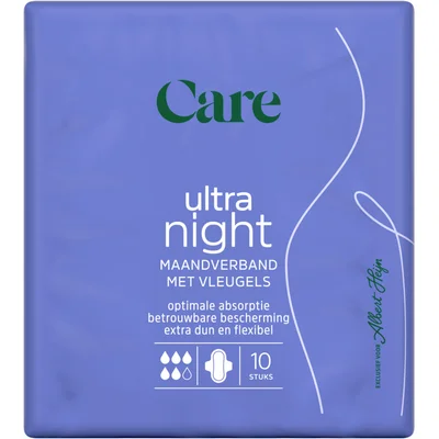 Care Maandverband ultra night met vleugels