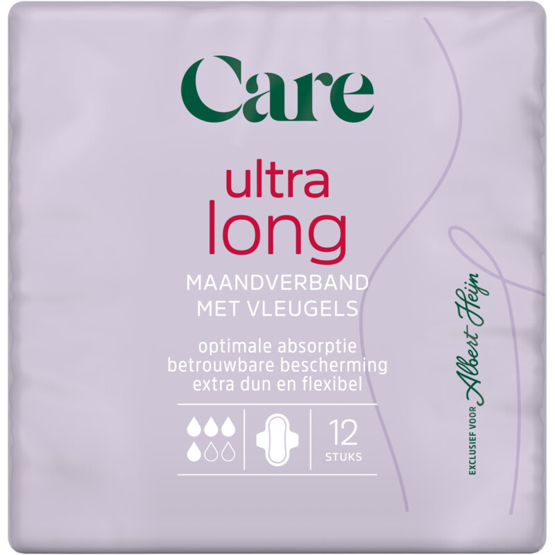 Care Maandverband ultra long met vleugels