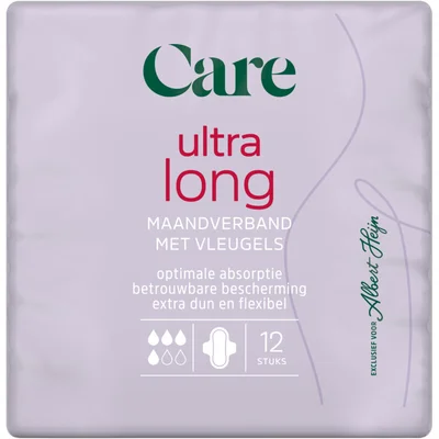 Care Maandverband ultra long met vleugels