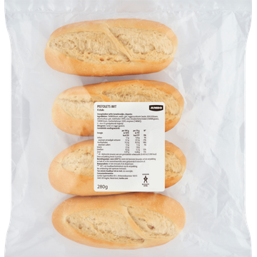 Jumbo - Diepvries Pistolets Wit - 4 Stuks