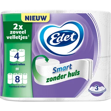 Edet Smart Toiletpapier 4 Rollen