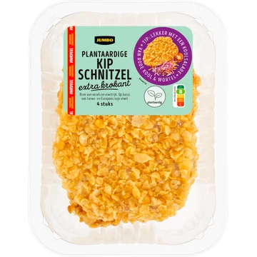 Jumbo Plantaardige Kip Schnitzel Voordeelverpakking 4 Stuks