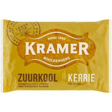 Kramer's Koolkenners Zuurkool Kerrie 520 g
