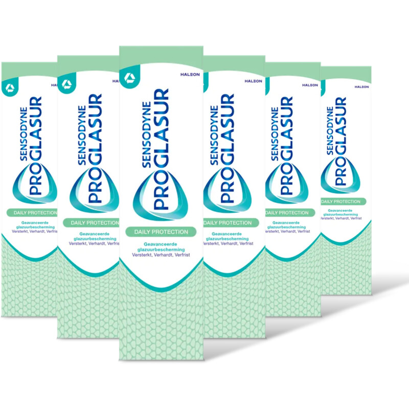 Sensodyne Proglasur daily protection tandpasta 6pk
