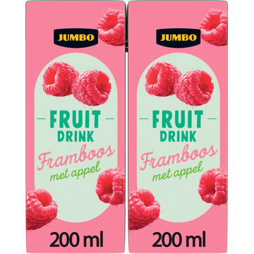 Jumbo Fruitdrink Framboos met Appel 10 x 200ML
