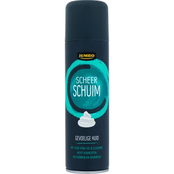 Jumbo Scheerschuim Gevoelige Huid voor Heren 250 ML