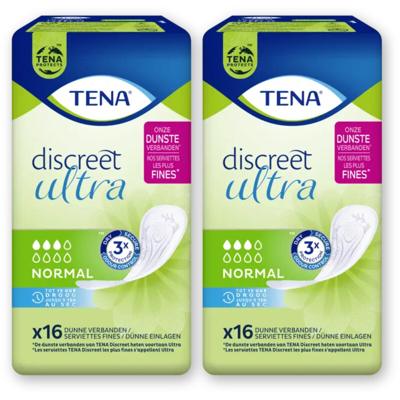 Tena Discreet ultra normal maandverband 2-pck