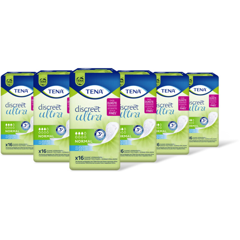 Tena Discreet ultra normal maandverband 6-pck